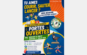 Portes Ouvertes du Club Athlétique Luçonnais