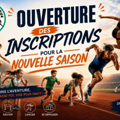 📢 Les inscriptions pour la saison prochaine sont dès à présent ouvertes !